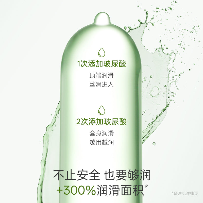 大人糖·防滑脱安全套 1200mg玻尿酸 奢润款
