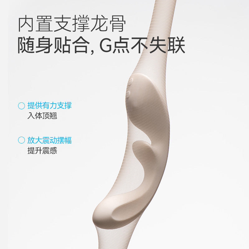 OSUGA™大人糖·FLOW 官方授权 三点震动按摩器 G点/C点/U点三重刺激 - 白色