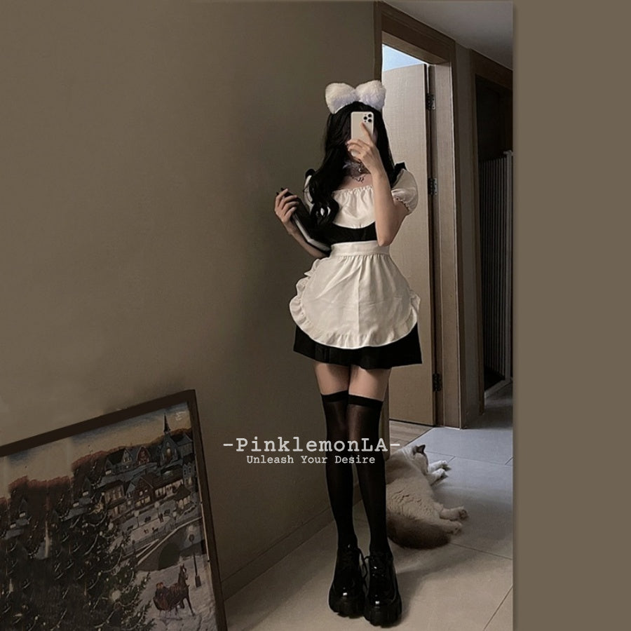 【奶牛女仆】甜美日系小奶牛围裙女仆装