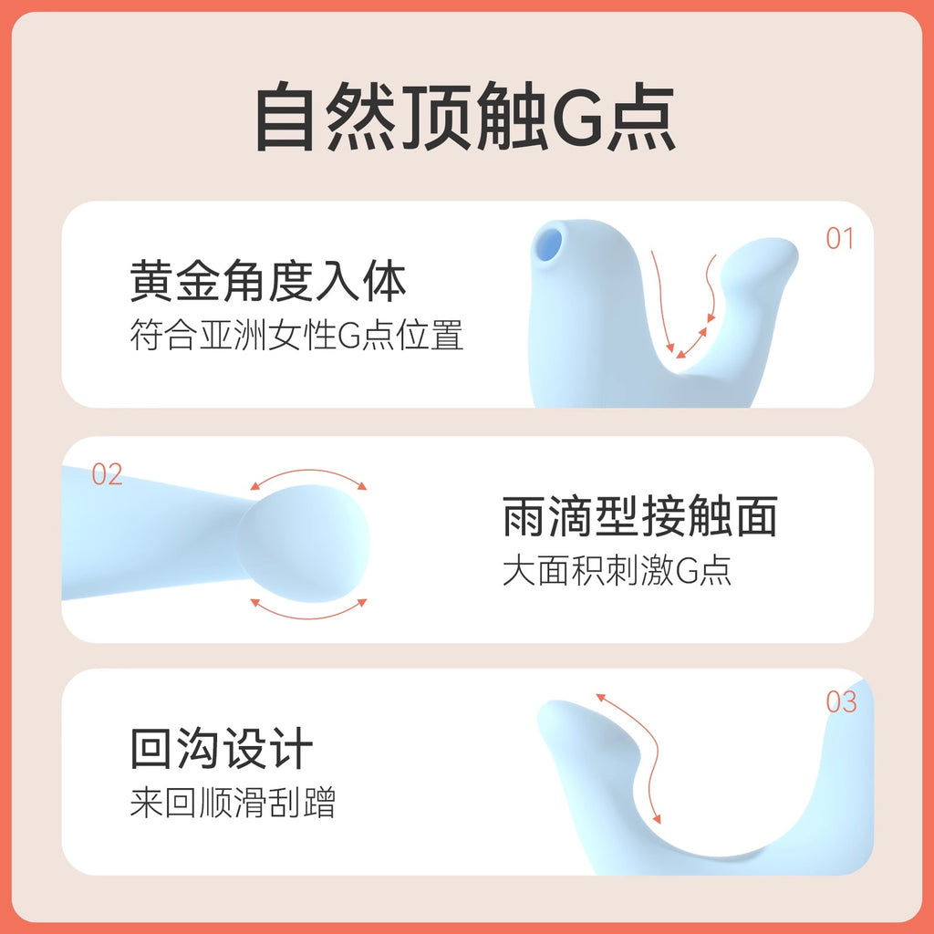 【大人糖·小海豹】 官方授权 镇店之宝🔥🔥🔥 U型顶触吮吸插入式跳蛋
